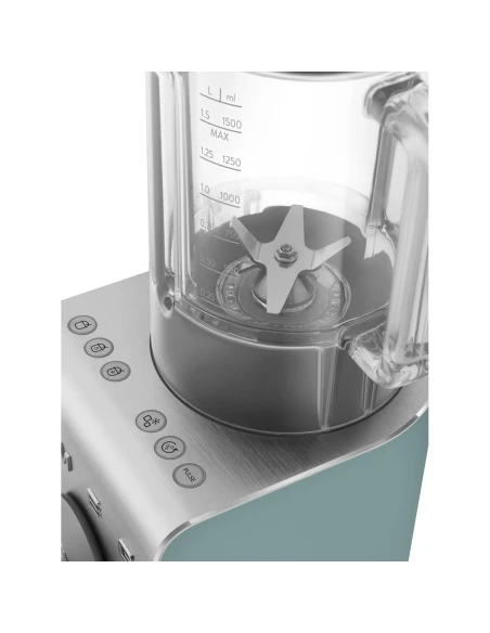 Smeg - Frullatore ad Alte Prestazioni con Pompa Sottovuoto - Verde Smeraldo Opaco