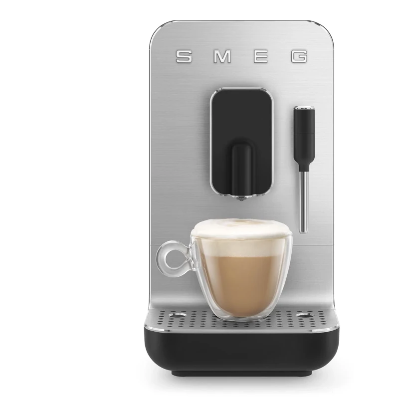 Smeg - Macchina da Caffè Automatica con Lancia a Vapore - Nero