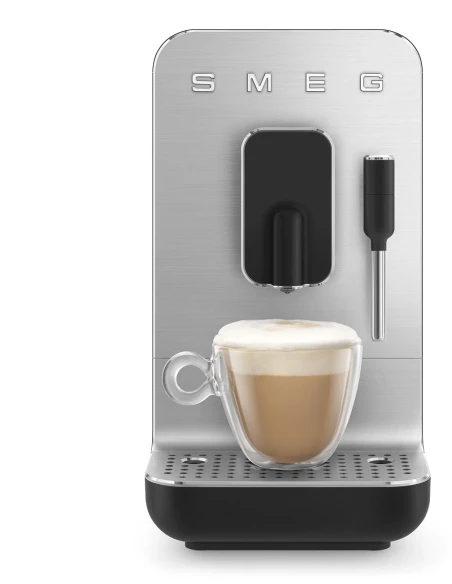 Smeg - Automatic Coffee Machine with Steam Wand - Black
