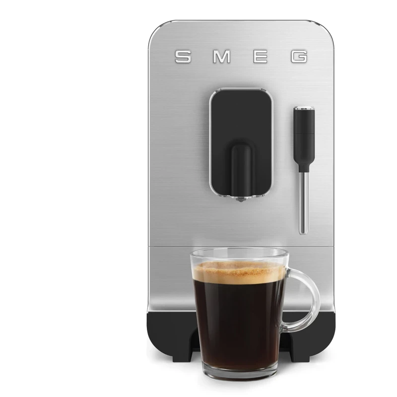 Smeg - Automatic Coffee Machine with Steam Wand - Black
