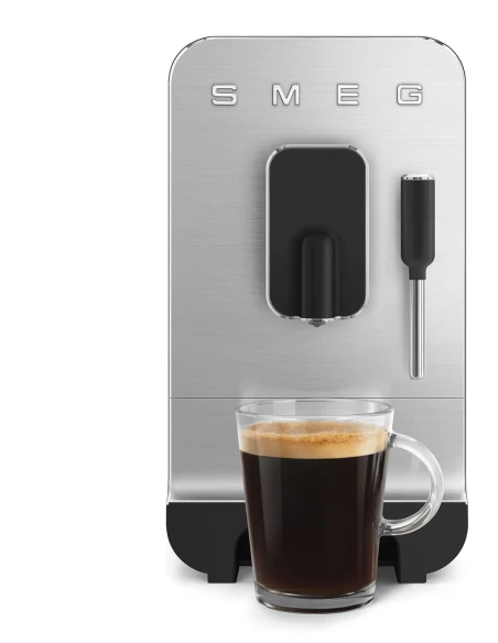 Smeg - Automatic Coffee Machine with Steam Wand - Black