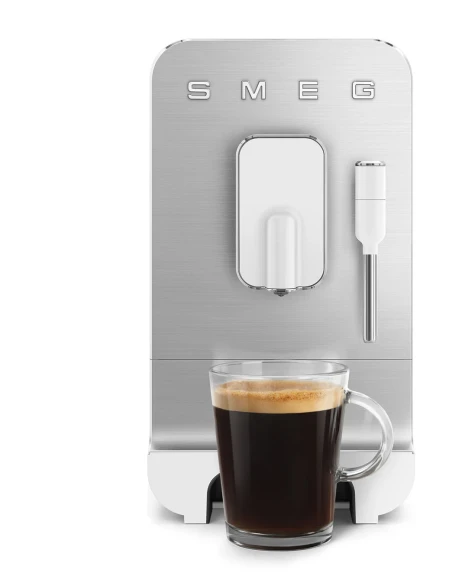 Smeg - Macchina da Caffè Automatica con Lancia a Vapore - Bianco