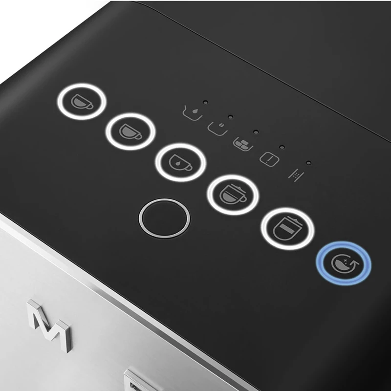 Smeg - Macchina da Caffè Automatica con Sistema Latte - Nero