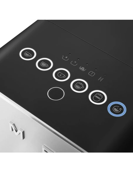 Smeg - Macchina da Caffè Automatica con Sistema Latte - Nero