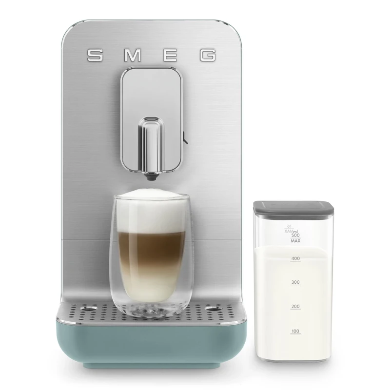 Smeg - Macchina da Caffè Automatica con Sistema Latte - Verde Smeraldo