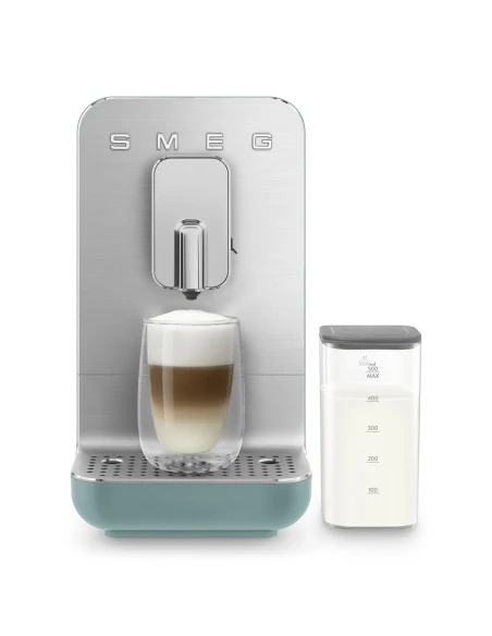 Smeg - Macchina da Caffè Automatica con Sistema Latte - Verde Smeraldo