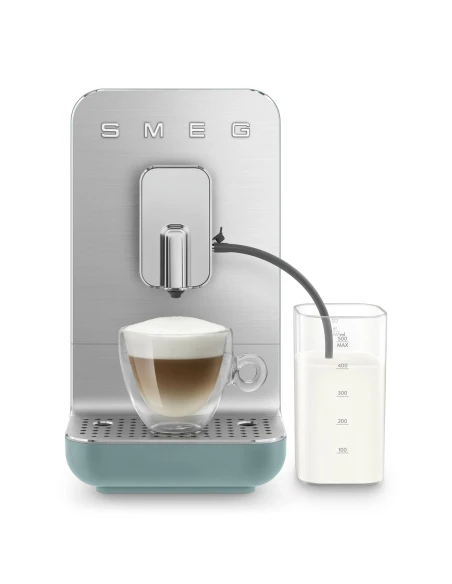 Smeg - Macchina da Caffè Automatica con Sistema Latte - Verde Smeraldo
