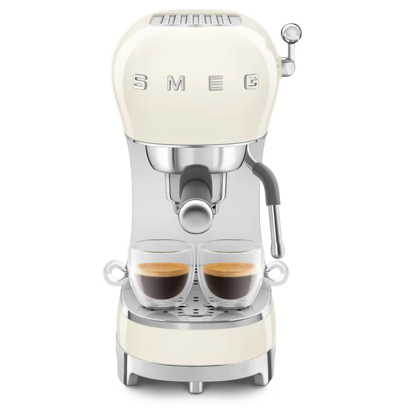 Smeg - Macchina da Caffè Espresso Manuale - Panna