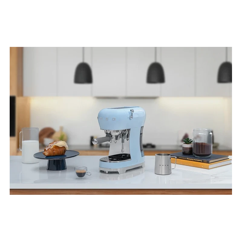 Smeg - Macchina da Caffè Espresso Manuale - Azzurro