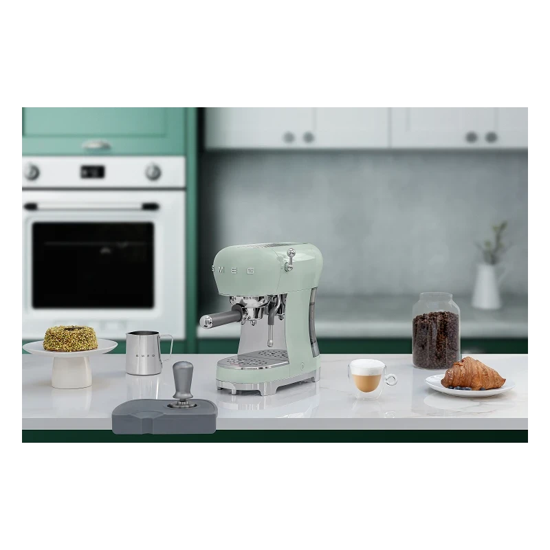 Smeg - Manual Espresso Coffee Machine - Pastel Green