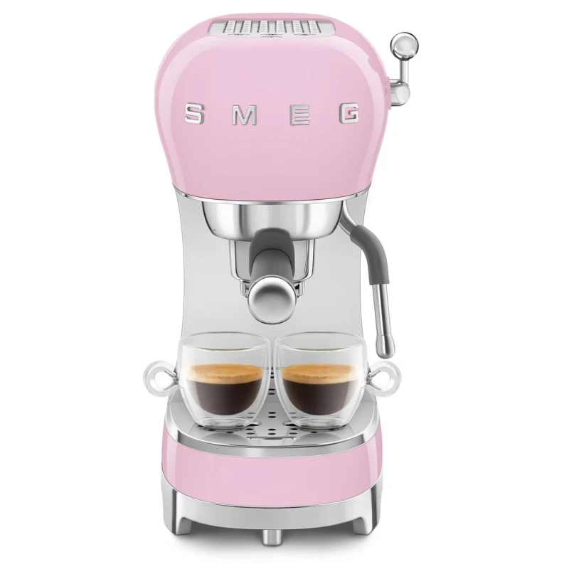 Smeg - Macchina da Caffè Espresso Manuale - Rosa