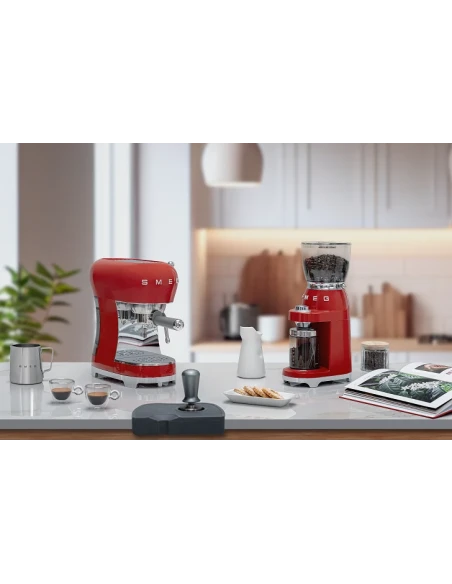 Smeg - Manual Espresso Coffee Machine - Red