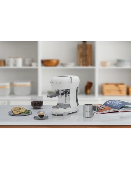 Smeg - Manual Espresso Coffee Machine - White