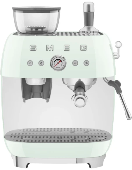 Smeg - Manual Espresso Machine with Grinder - Pastel Green