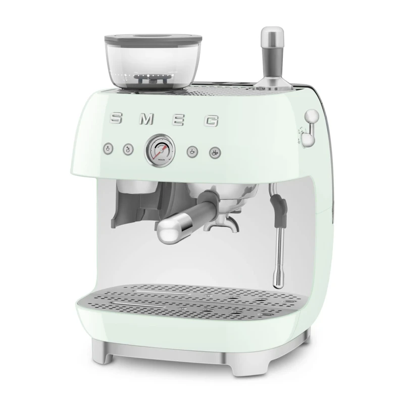Smeg - Manual Espresso Machine with Grinder - Pastel Green