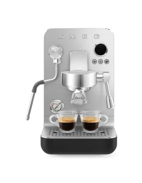 Smeg - Minipro Manual Espresso Machine - Matte Black
