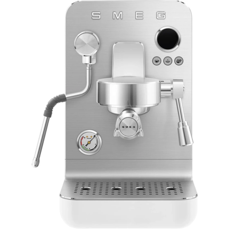 Smeg - Minipro Manual Espresso Machine - Matte White