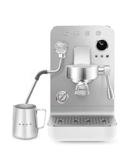 Smeg - Minipro Manual Espresso Machine - Matte White