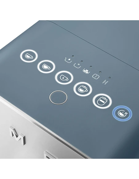 Smeg - Macchina da Caffè Automatica con Sistema Latte - Storm Blue