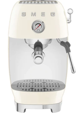 Smeg - Manual Espresso Coffee Machine with Cold Brew - Glossy Cream