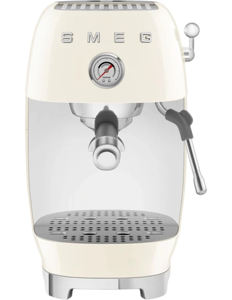 Smeg - Manual Espresso Coffee Machine with Cold Brew - Glossy Cream