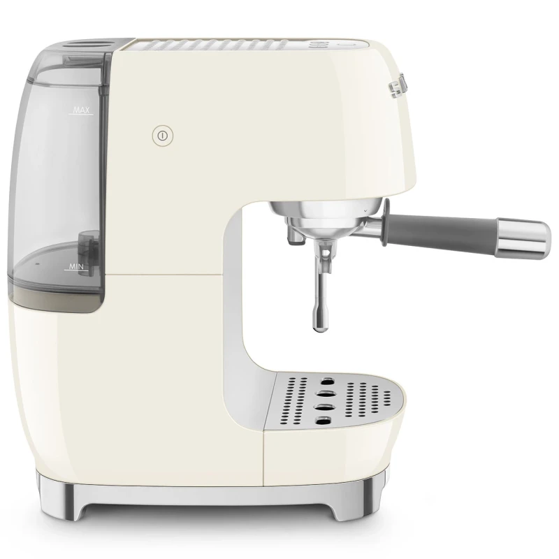 Smeg - Manual Espresso Coffee Machine with Cold Brew - Glossy Cream