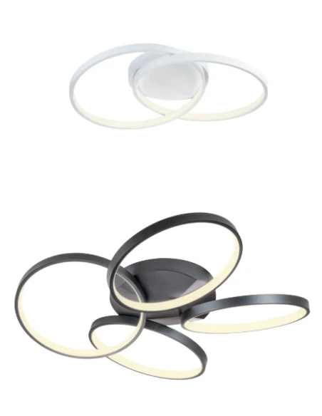 Redo Group - Espiral Lampada da Soffitto - Nero Opaco