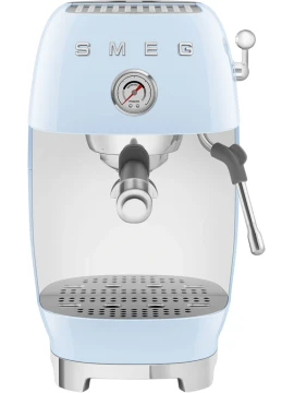 Smeg - Macchina da Caffè Espresso Manuale con Cold Brew - Azzurro Lucido