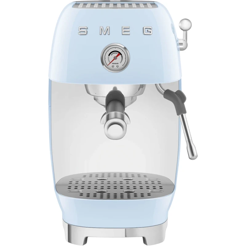 Smeg - Manual Espresso Coffee Machine with Cold Brew - Glossy Light Blue