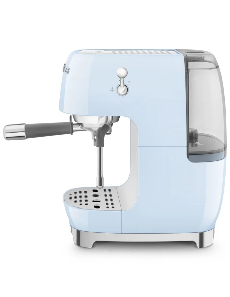 Smeg - Macchina da Caffè Espresso Manuale con Cold Brew - Azzurro Lucido