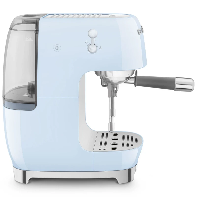 Smeg - Manual Espresso Coffee Machine with Cold Brew - Glossy Light Blue