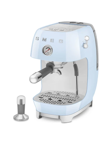 Smeg - Manual Espresso Coffee Machine with Cold Brew - Glossy Light Blue
