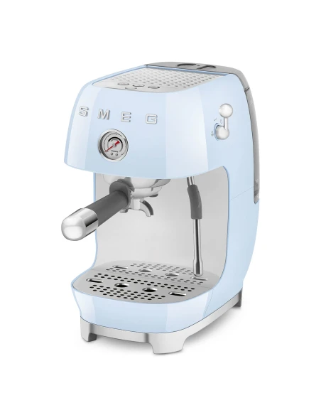 Smeg - Manual Espresso Coffee Machine with Cold Brew - Glossy Light Blue