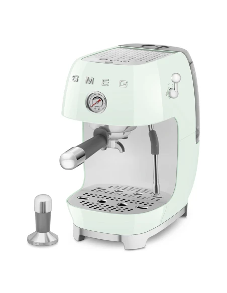Smeg - Manual Espresso Coffee Machine with Cold Brew - Glossy Pastel Green