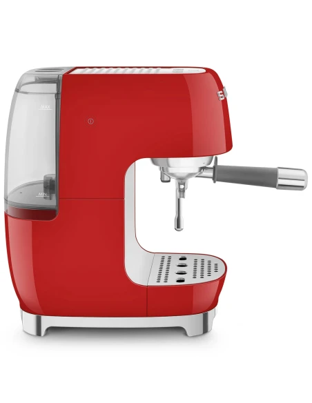 Smeg - Manual Espresso Coffee Machine with Cold Brew - Glossy Red