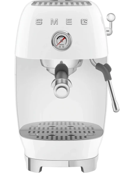Smeg - Manual Espresso Coffee Machine with Cold Brew - Glossy White
