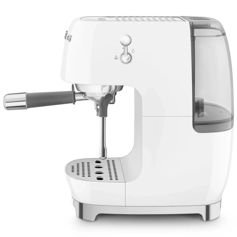 Smeg - Manual Espresso Coffee Machine with Cold Brew - Glossy White