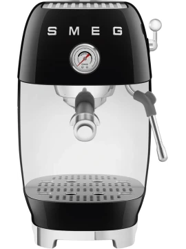 Smeg - Macchina da Caffè Espresso Manuale con Cold Brew - Nero Lucido