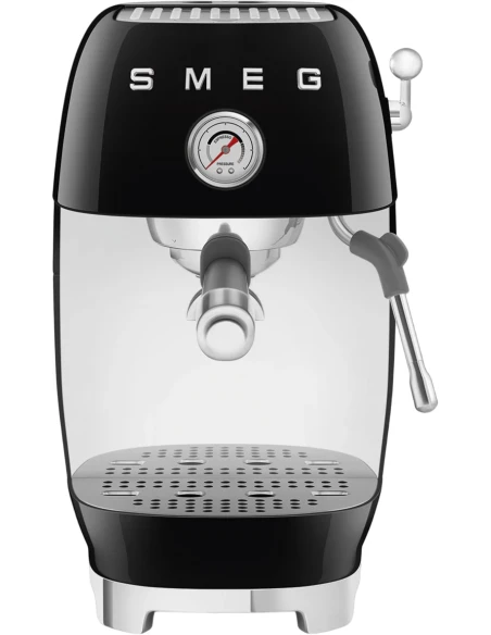 Smeg - Macchina da Caffè Espresso Manuale con Cold Brew - Nero Lucido