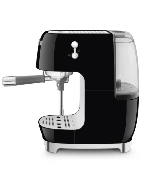 Smeg - Macchina da Caffè Espresso Manuale con Cold Brew - Nero Lucido