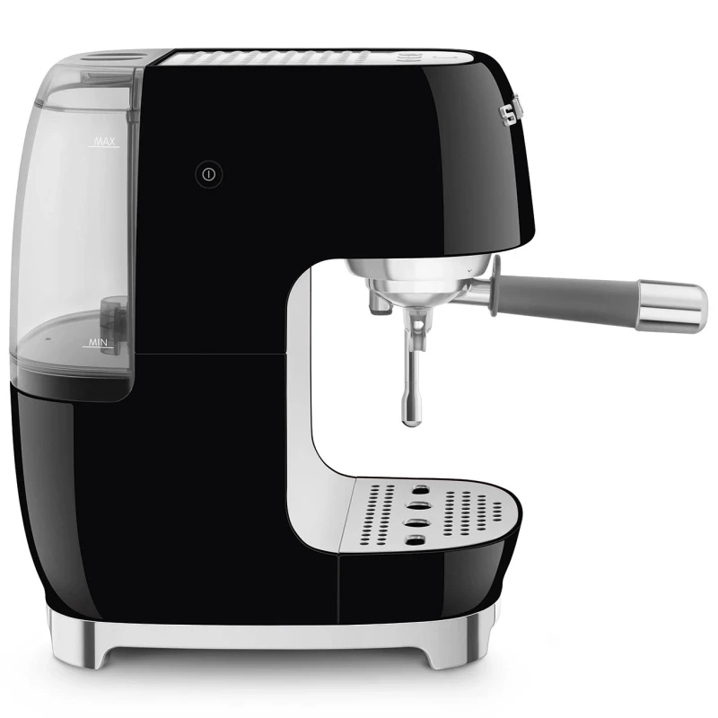 Smeg - Macchina da Caffè Espresso Manuale con Cold Brew - Nero Lucido