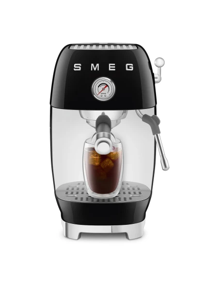 Smeg - Manual Espresso Coffee Machine with Cold Brew - Gloss Black