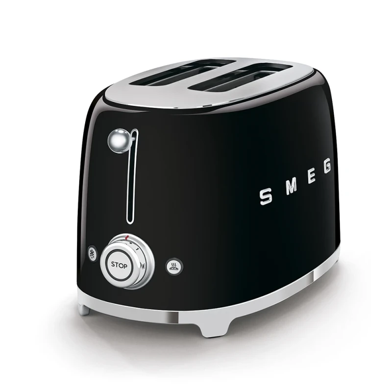 Smeg - 2 Slice Toaster - Glossy Black