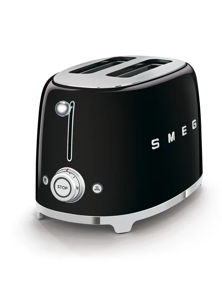 Smeg - 2 Slice Toaster - Glossy Black