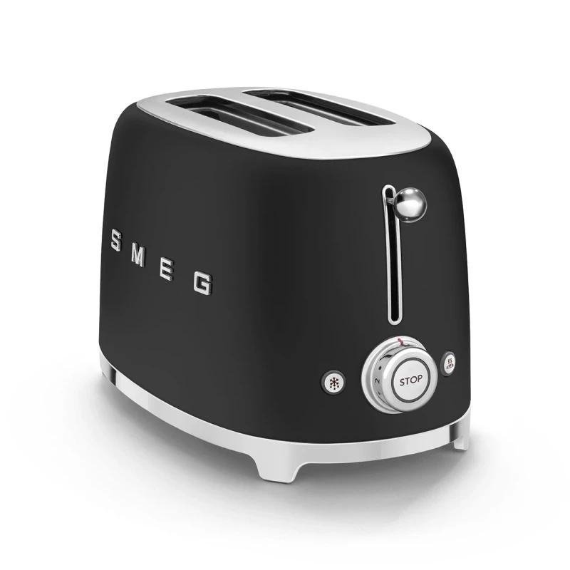 Smeg - 2 Slice Toaster - Matt Black