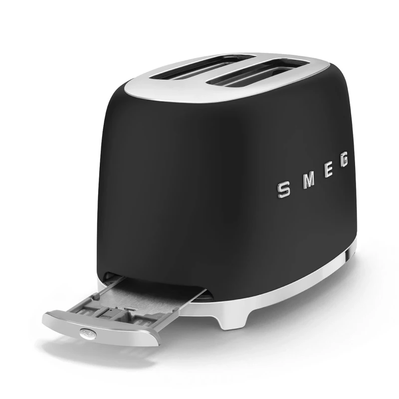 Smeg - 2 Slice Toaster - Matt Black