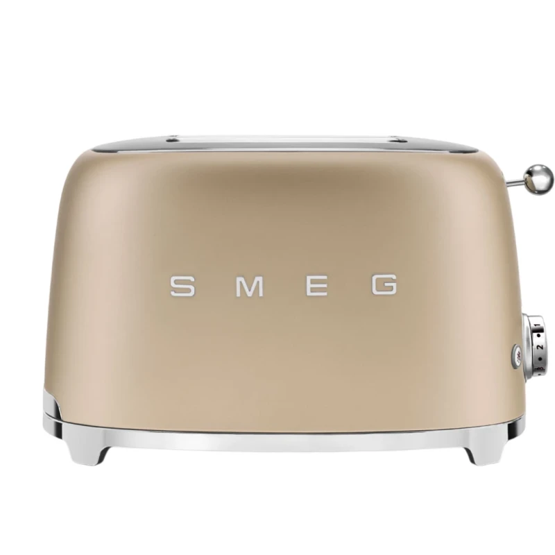 Smeg - 2 Slice Toaster - Matt Champagne