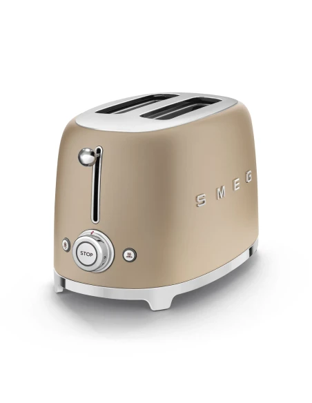 Smeg - 2 Slice Toaster - Matt Champagne