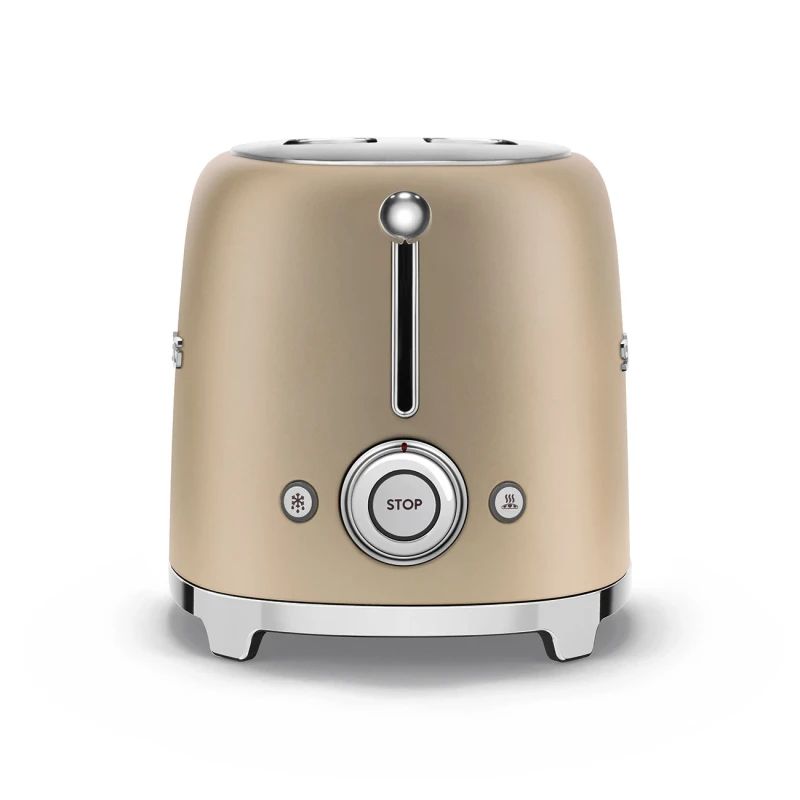 Smeg - 2 Slice Toaster - Matt Champagne