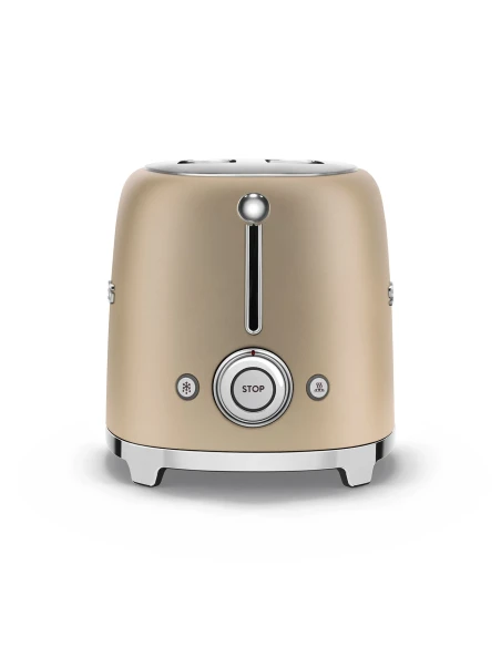 Smeg - Tostapane 2 Fette - Champagne Opaco